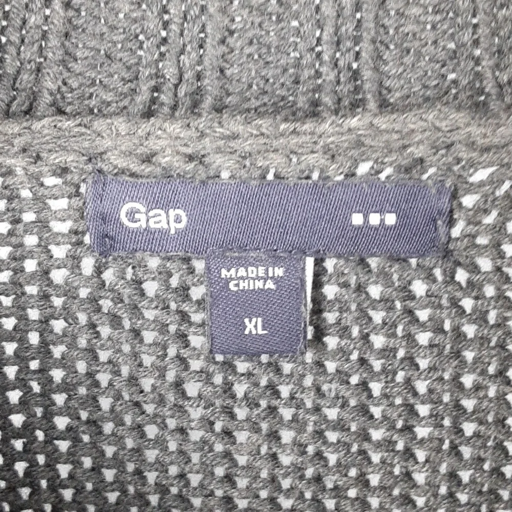 Gap Gray Long Knit Sweater